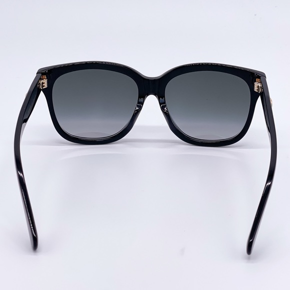 NEW GUCCI GG0800SA 001 BLACK GREY CAT EYE SUNGLASSES GUCCI - Picture 6 of 13